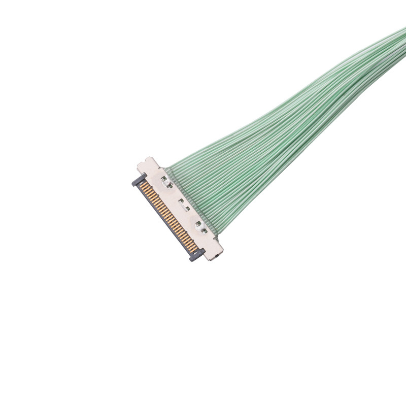 Pin micro 40 Pin Slim Plug Design del cable coaxial USL20-30SS-010-C 30 de la echada de KEL 0.4m m