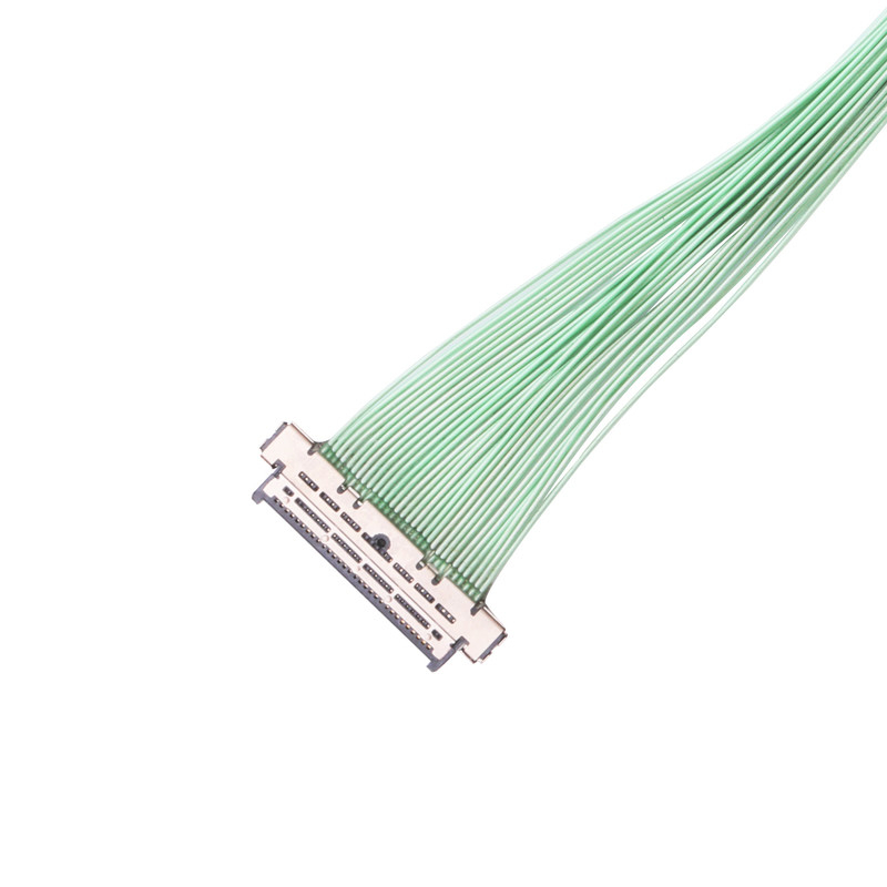 Pin micro 40 Pin Slim Plug Design del cable coaxial USL20-30SS-010-C 30 de la echada de KEL 0.4m m