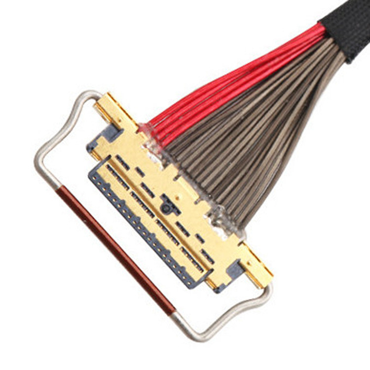 Fabrica UL EDP LVDS Cable coaxial I PEX 0,4 mm Pitch 20633-220T-01S 20 pin