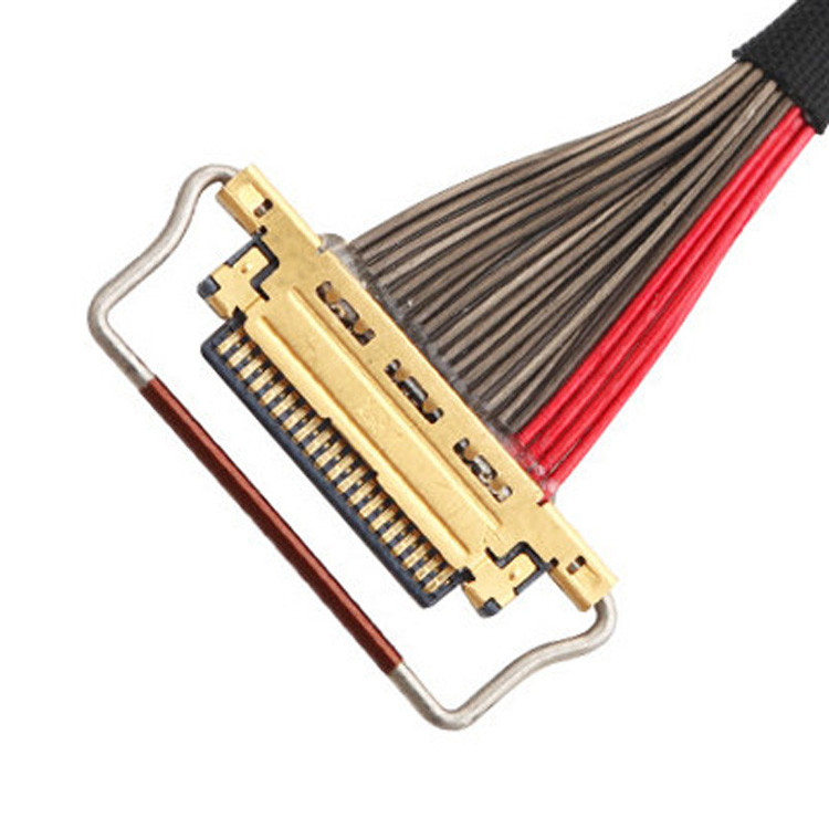 Fabrica UL EDP LVDS Cable coaxial I PEX 0,4 mm Pitch 20633-220T-01S 20 pin