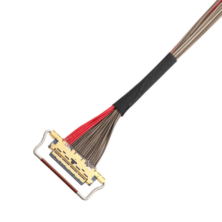 Fabrica UL EDP LVDS Cable coaxial I PEX 0,4 mm Pitch 20633-220T-01S 20 pin