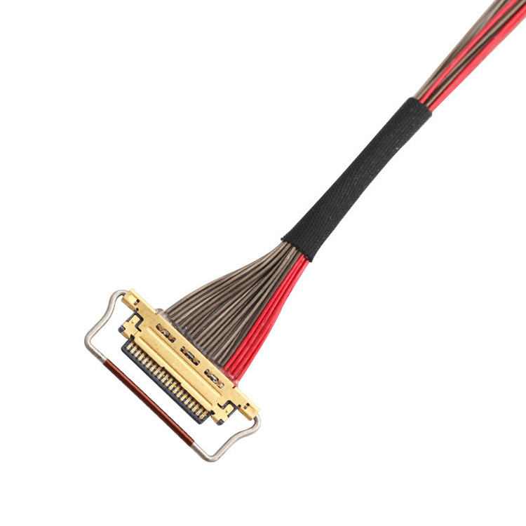 Fabrica UL EDP LVDS Cable coaxial I PEX 0,4 mm Pitch 20633-220T-01S 20 pin