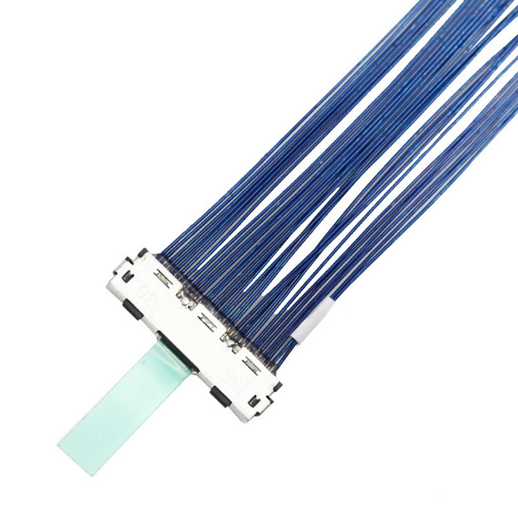 Cable microcoaxial LVDS de 30 pines con inclinación de 0,5 mm, conector , designado como DF80D-30P-0.5SD