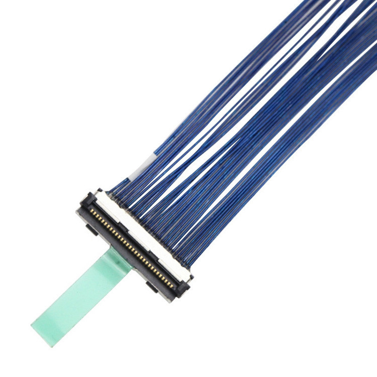 Cable microcoaxial LVDS de 30 pines con inclinación de 0,5 mm, conector , designado como DF80D-30P-0.5SD
