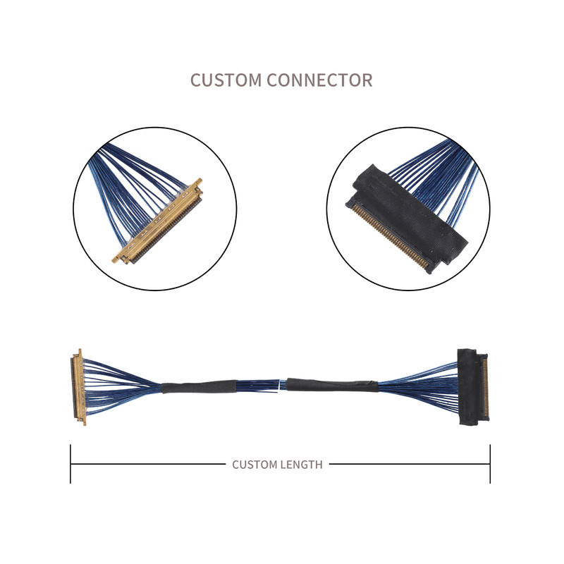 Lvds JAE Microcable coaxial FI JT40C CSH1 a HD1P040MA1 Para su uso en dispositivos de realidad virtual