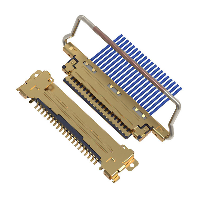 CABLINE-VS 20pin 20453-220T-03 totalmente blindado con terrenos de varios puntos para evitar fugas de EMI