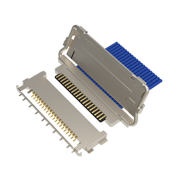 CABLINO de fábrica-VS II 20846-020T-01 Conector micro-coaxial de tipo de acoplamiento horizontal de inclinación de 0,5 mm