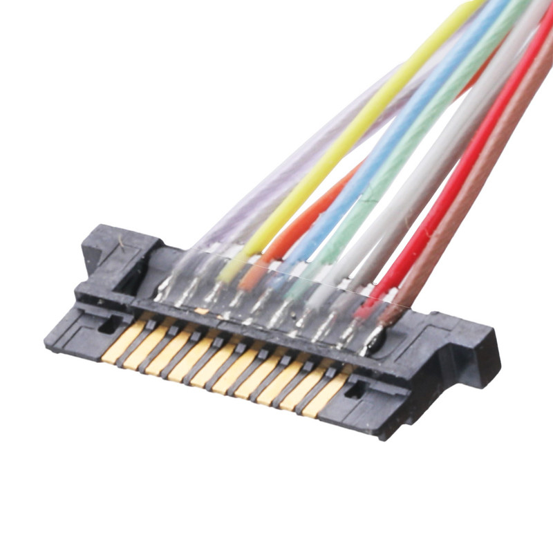 Conector de cable coaxial de Lvds para el Pin de la echada 10 del monitor LCD DW-5 20598-010T-02 0.5m m