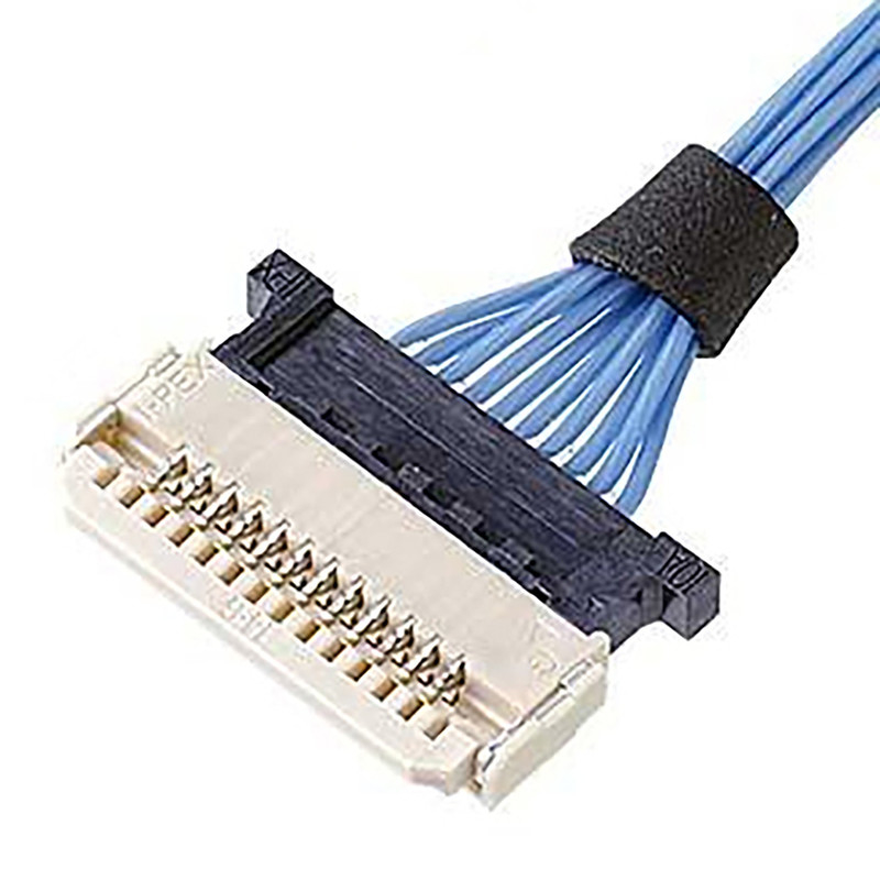 Conector de cable coaxial de Lvds para la echada 6 Pin Fpc del monitor LCD DW-5 20598-006T-02 0.5m m