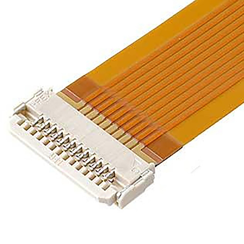 Conector de cable coaxial de Lvds para la echada 6 Pin Fpc del monitor LCD DW-5 20598-006T-02 0.5m m