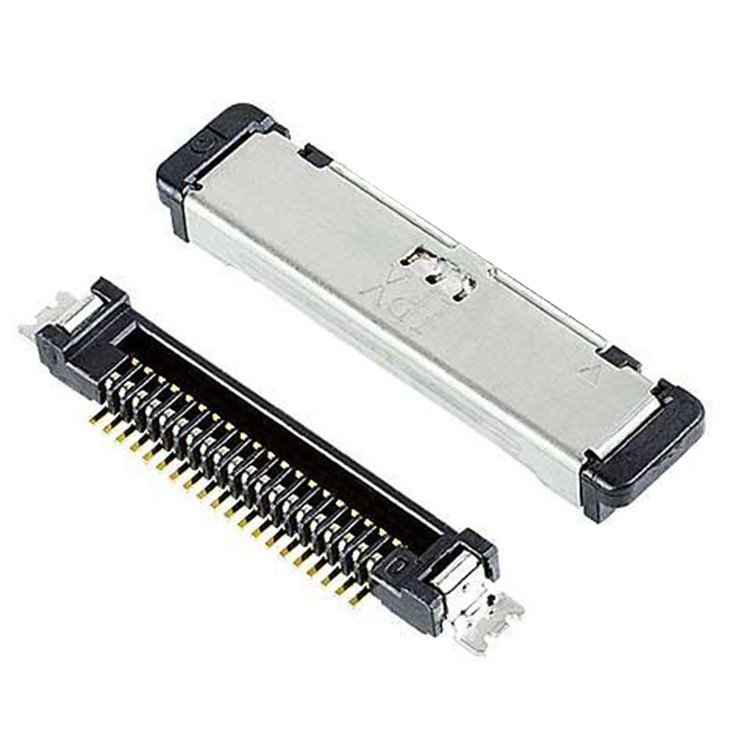 Conector de cable de conexión de microcable coaxial Lvds 20 pin