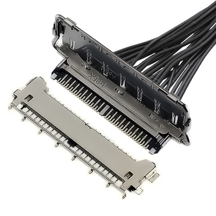 Tipo de acoplamiento horizontal Conector micro-coaxial Conector Lvds Tipo de conector Lvds de 40 pines 20977-040T 040E 01