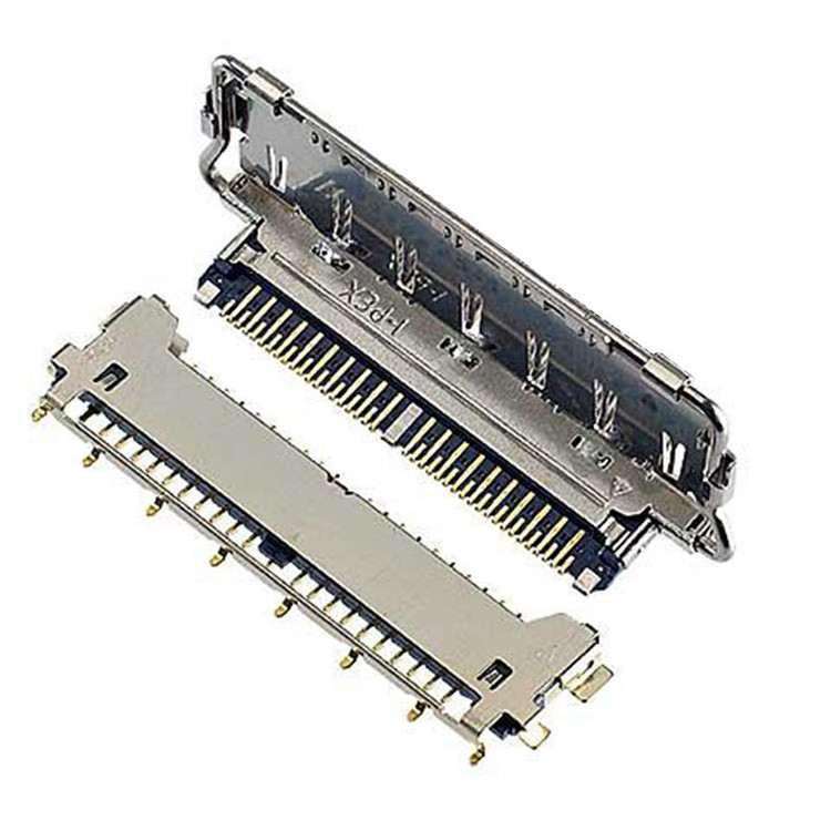 Tipo de acoplamiento horizontal Conector micro-coaxial Conector Lvds Tipo de conector Lvds de 40 pines 20977-040T 040E 01