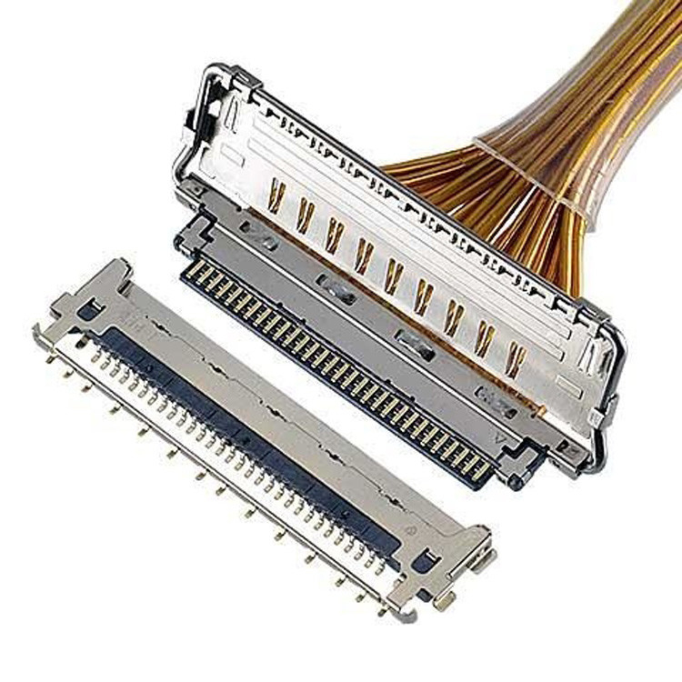 Tipo de acoplamiento horizontal: cable de conector micro-coaxial VS II 20846-020T 030T 040T 0,5 mm de inclinación