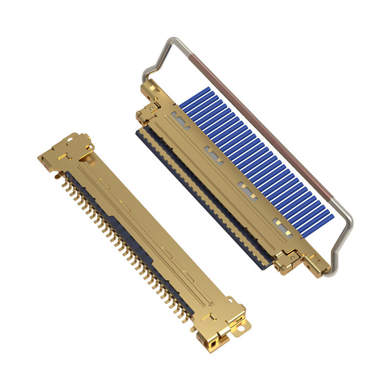 CABLINE-VS 20453-230T-03 echada de 0,5 milímetros, tipo de acoplamiento horizontal conector micro-coaxial