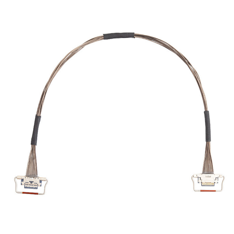 10 pin EDP I-PEX Cable LVDS coaxial de 0,4 mm Pitch 20633-310T-01S 38AWG