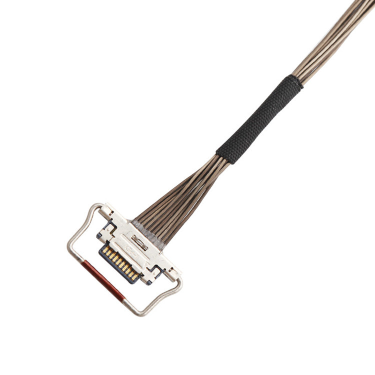 10 pin EDP I-PEX Cable LVDS coaxial de 0,4 mm Pitch 20633-310T-01S 38AWG