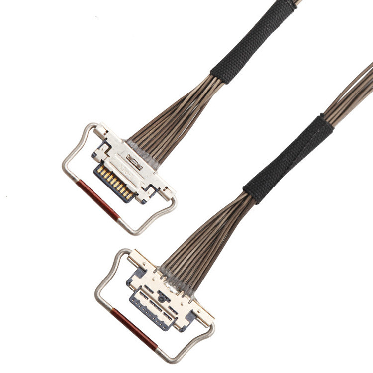 10 pin EDP I-PEX Cable LVDS coaxial de 0,4 mm Pitch 20633-310T-01S 38AWG