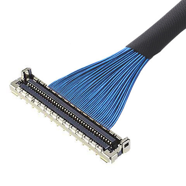 Cable LVDS Micro Coaxial con blindaje EMC y bloqueo mecánico IPEX MICRO CABLE COAX 30P CABLINE-UM 20878-030T-01