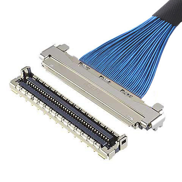 Cable LVDS Micro Coaxial con blindaje EMC y bloqueo mecánico IPEX MICRO CABLE COAX 30P CABLINE-UM 20878-030T-01