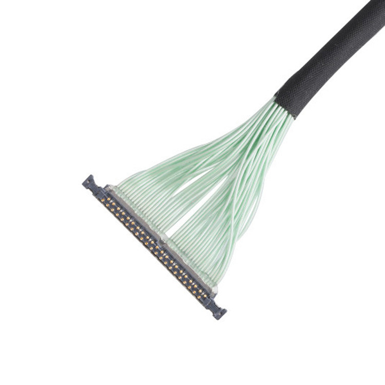El cable de microcoaxial 40P LVDS CABLINE-UA II 20496-040T-40 20497-040T-30 2679-040-10 20498-040E-41 es el único cable de microcoaxial que se puede utilizar para el cableado de una red de alta velocidad.