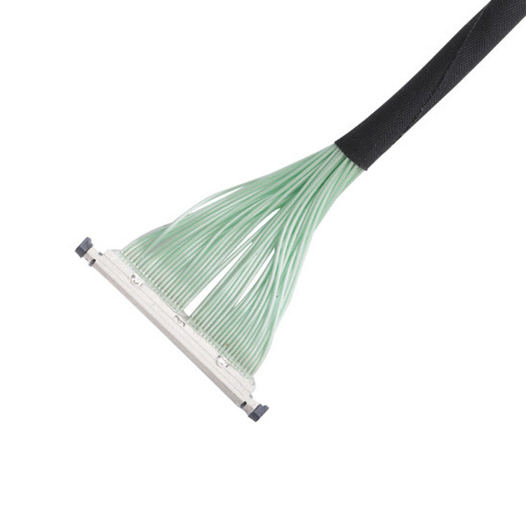 El cable de microcoaxial 40P LVDS CABLINE-UA II 20496-040T-40 20497-040T-30 2679-040-10 20498-040E-41 es el único cable de microcoaxial que se puede utilizar para el cableado de una red de alta velocidad.