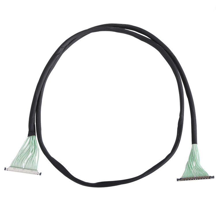 El cable de microcoaxial 40P LVDS CABLINE-UA II 20496-040T-40 20497-040T-30 2679-040-10 20498-040E-41 es el único cable de microcoaxial que se puede utilizar para el cableado de una red de alta velocidad.