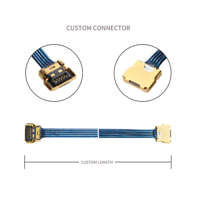 5 pin 30pin para 20857-005T-01 I Pex 20380-R30T-060 Lvds 5P Micro Cable Coaxial