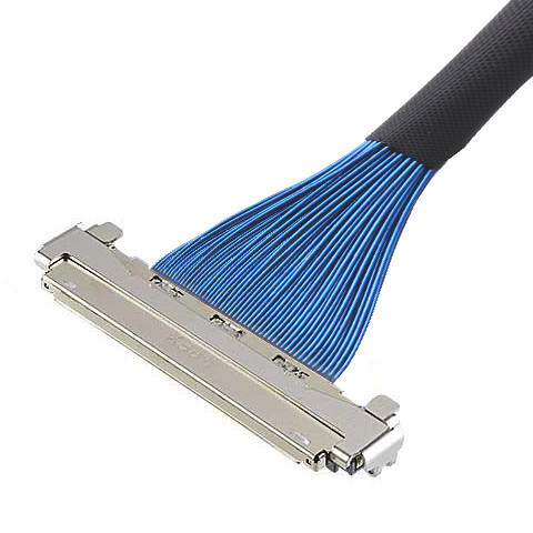 Ipex Micro Cable Coax 60P Cabline-Um 20878-060t-01 Receptacle Plug Parts Shell Housing Lock Cover (Cabellón de microcable coaxial 60P) y el cable de conexión para el recipiente