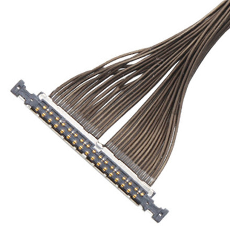 Cable Lvds para drones 32P Conector 32 pin Micro Cable Coaxial I PEX 0,3 mm Pitch 20496-032T-40