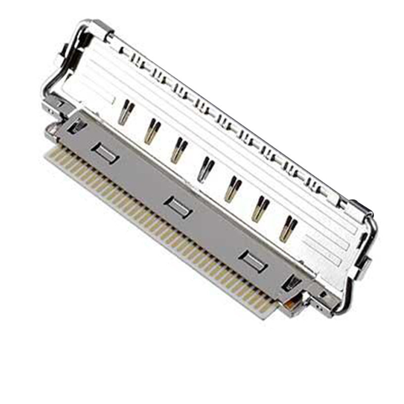 IIF 20856-040T-01 50P conjunto de cable de micro coaxial completamente blindado con tierra de varios puntos y bloqueo mecánico