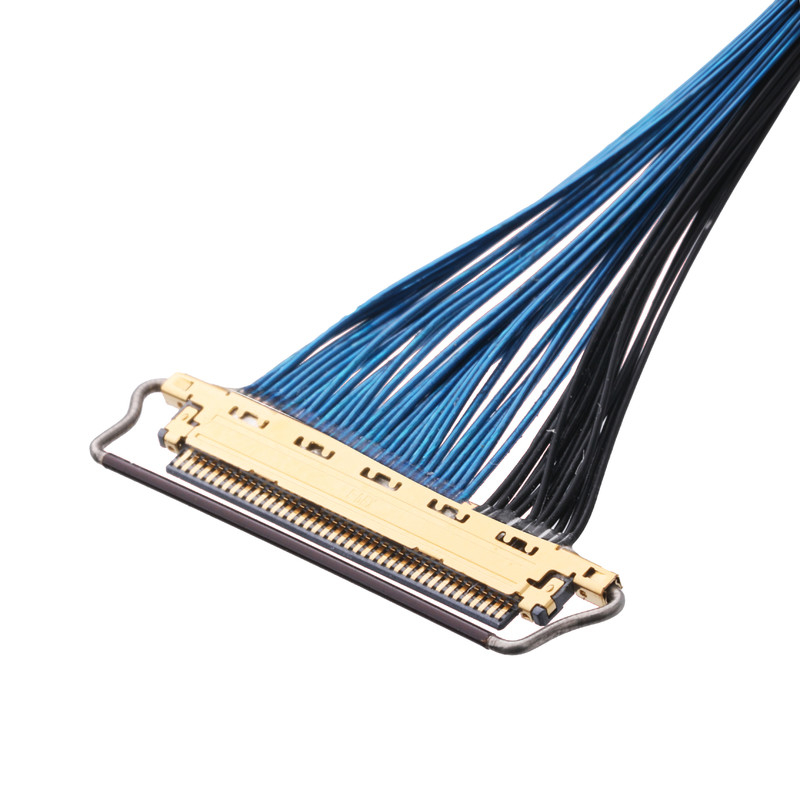 I-PEX CABLINE-CA 20633-250T-01S 50P 0,4 mm de inclinación Tipo de apareamiento horizontal Conector microcoaxial con bloqueo mecánico