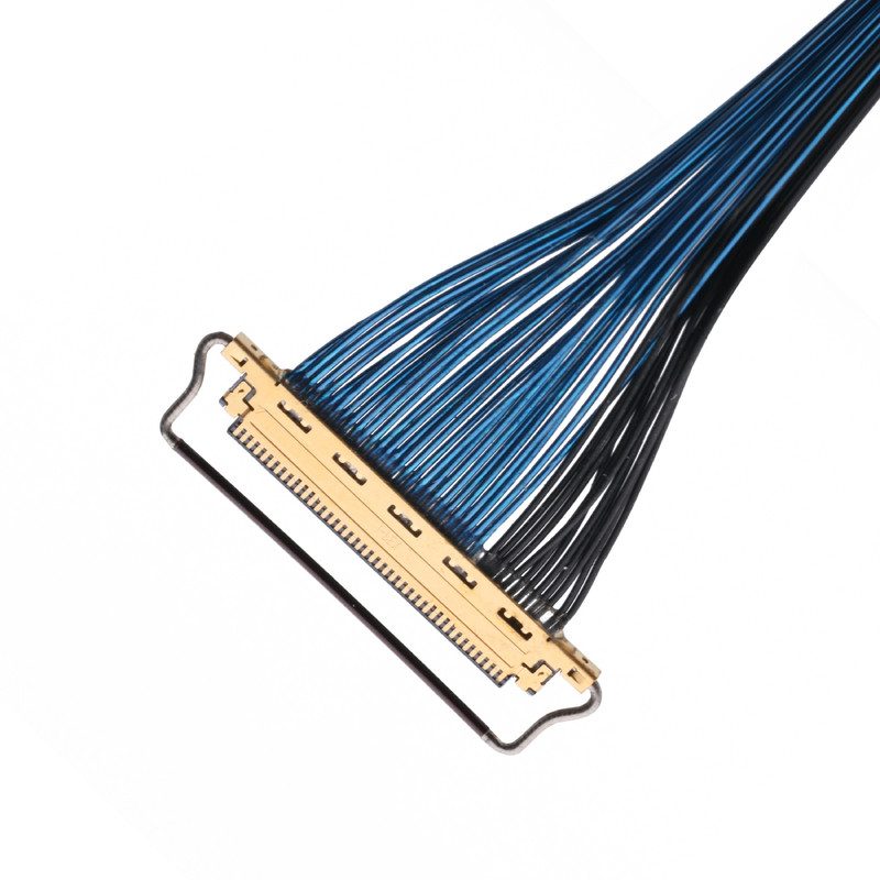 I-PEX CABLINE-CA 20633-250T-01S 50P 0,4 mm de inclinación Tipo de apareamiento horizontal Conector microcoaxial con bloqueo mecánico