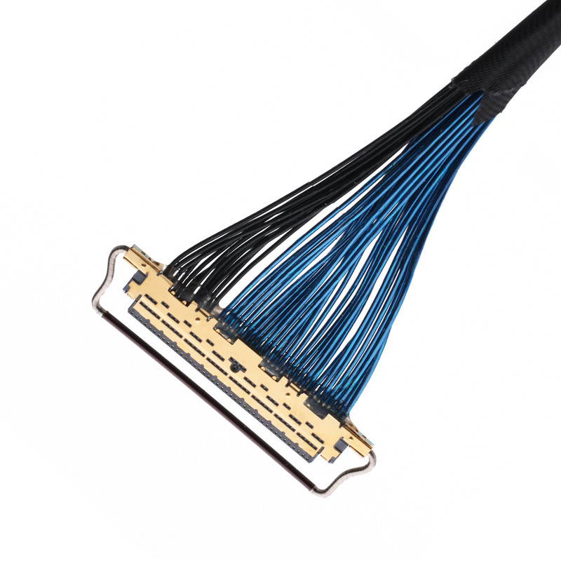 I-PEX CABLINE-CA 20633-250T-01S 50P 0,4 mm de inclinación Tipo de apareamiento horizontal Conector microcoaxial con bloqueo mecánico