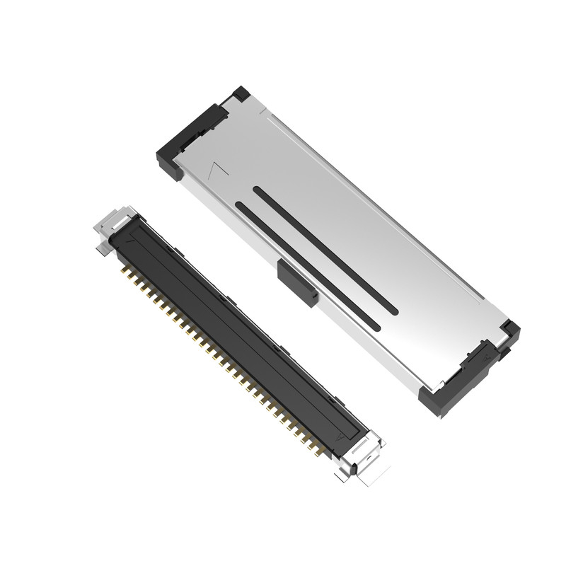 FPL II 20437-030T-01 Conector microcoaxial con bloqueo mecánico de tipo de apareamiento horizontal 30Pin 40P 50P 0,4 mm