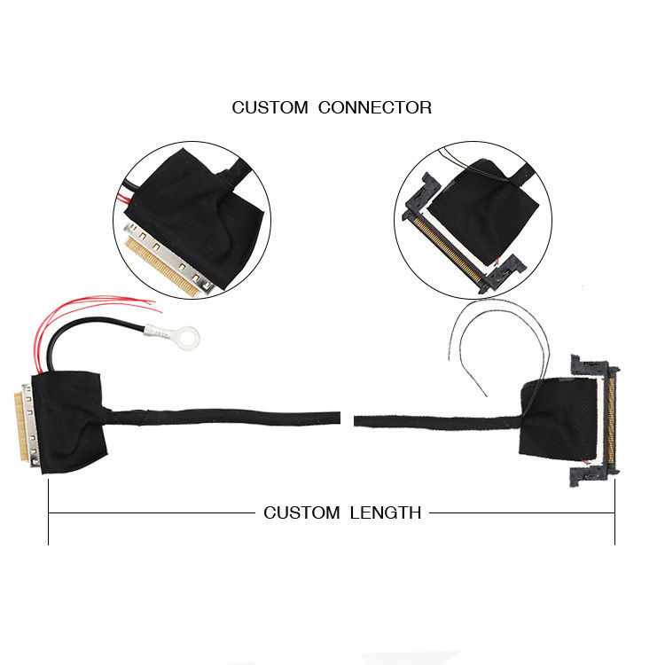 32AWG LVDS Cable Assembly 40 Pin 88441-40 a 50 Pin JAE F1-RE51HL, que incluye el cable de conexión de conexión de conexión de conexión de conexión de conexión de conexión