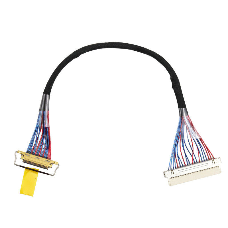 0.5mm Pitch 20453-220t-03 Lvds Cable Assembly Df19g-20s hasta I-Pex ISO14001