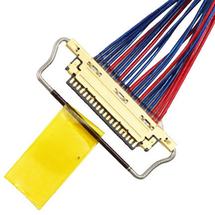0.5mm Pitch 20453-220t-03 Lvds Cable Assembly Df19g-20s hasta I-Pex ISO14001