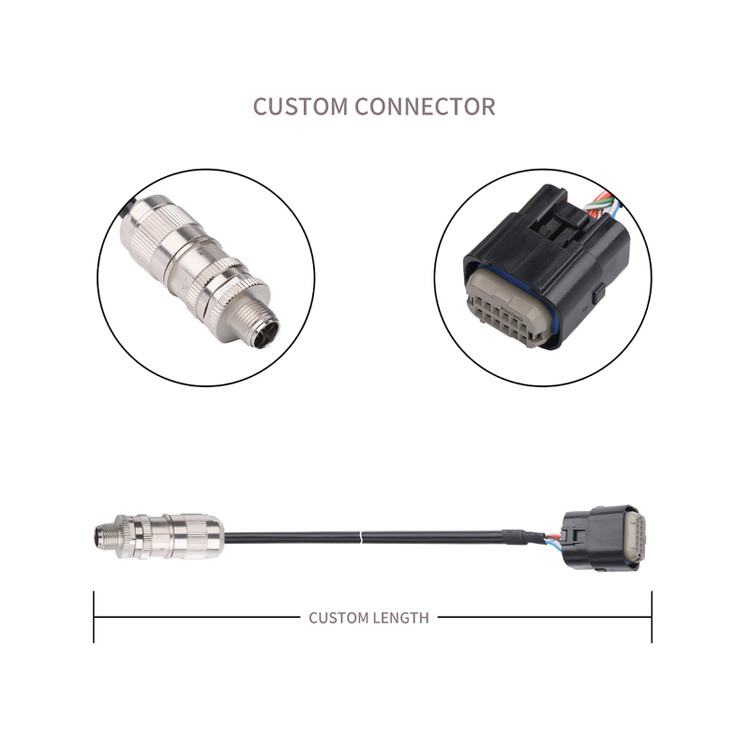 El conjunto de cables LVDS EDP de 0,5 mm Pitch I Pex Micro Coaxial 20453-030T a 20453-030T