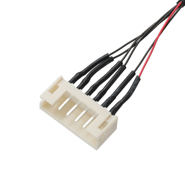 Cables de combinación personalizados desde cables de pantalla LED JST B6B-PH-K-S-6P hasta conector de pantalla LVDS JST 0.8-6P