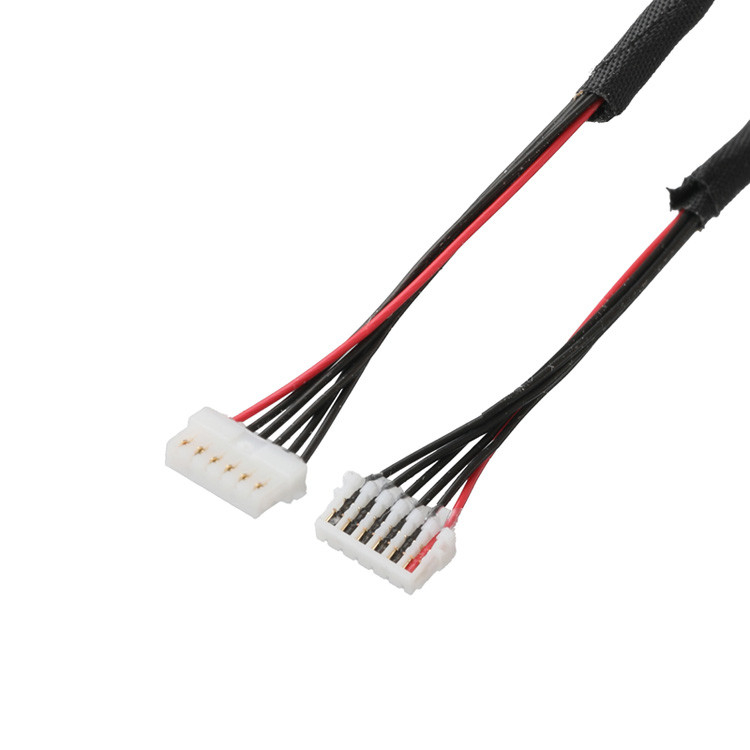 Cables de combinación personalizados desde cables de pantalla LED JST B6B-PH-K-S-6P hasta conector de pantalla LVDS JST 0.8-6P