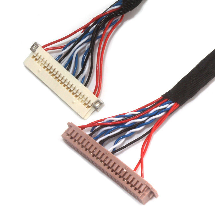 Los componentes de los cables microcoaxiales de la UL JAE  Lvds 30 Pin Fi X30 a Df13 30ds 1.25c