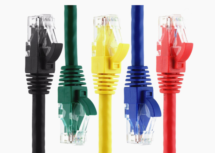 Cat6 RJ45 Ethernet Patch Gigabit red LAN cable redondo Cable para red rápida