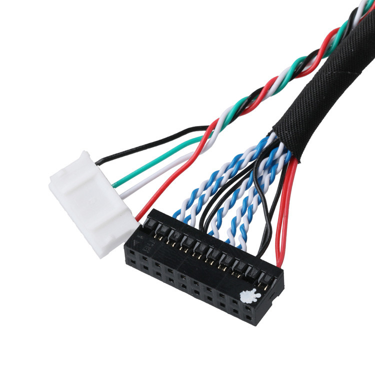 Conectores de cable LVDS Transferencia de datos de señal desde DF14-20P-1.25H al conector PH2.0-6P y terminal DH2.0-T