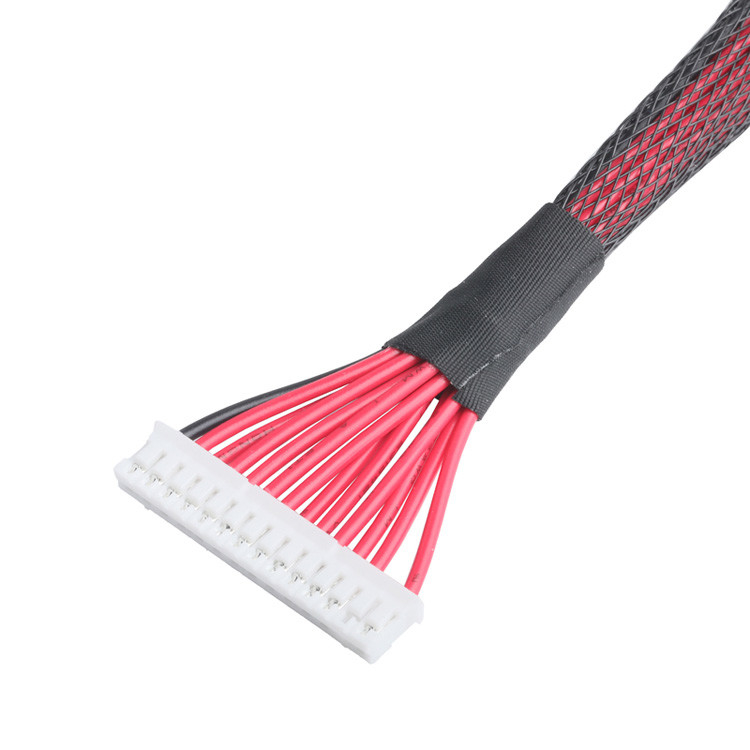 Conjunto de cable personalizado OEM/ODM ROHS para conector JST PH-14P Conector de pantalla LVDS