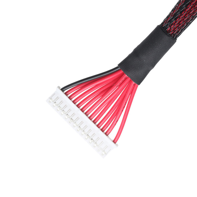 Conjunto de cable personalizado OEM/ODM ROHS para conector JST PH-14P Conector de pantalla LVDS