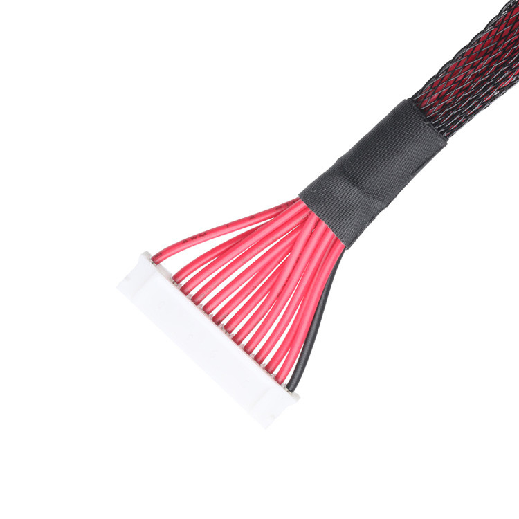 Conjunto de cable personalizado OEM/ODM ROHS para conector JST PH-14P Conector de pantalla LVDS