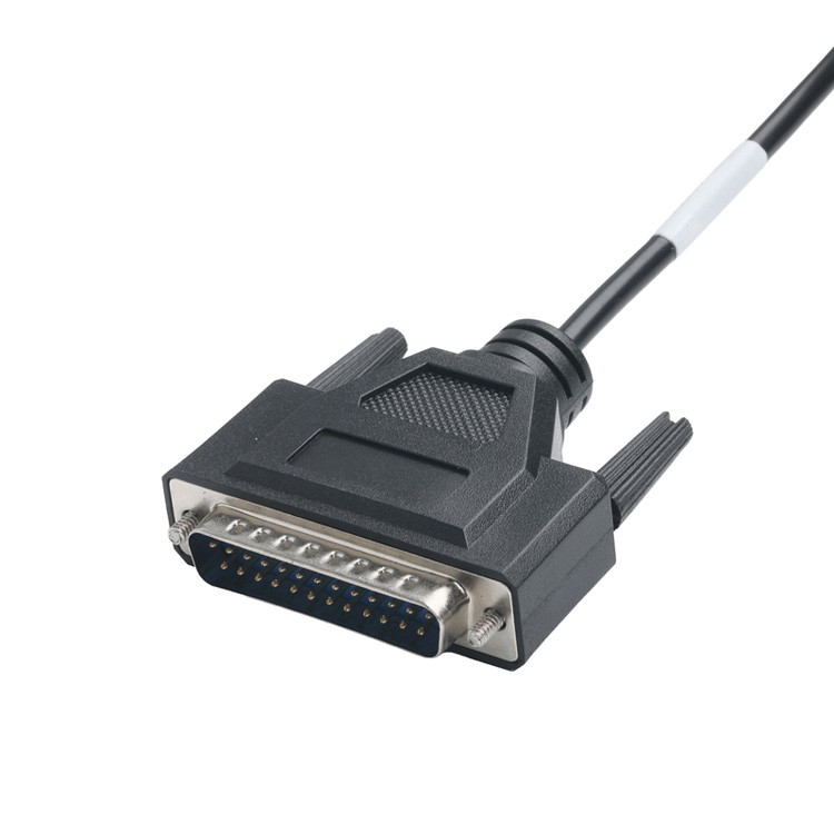 Conectores de montaje de cable personalizados OEM / ODM para el conector CLEAR PVC 30P D-SUB FEMALE a GX12 M12-2P
