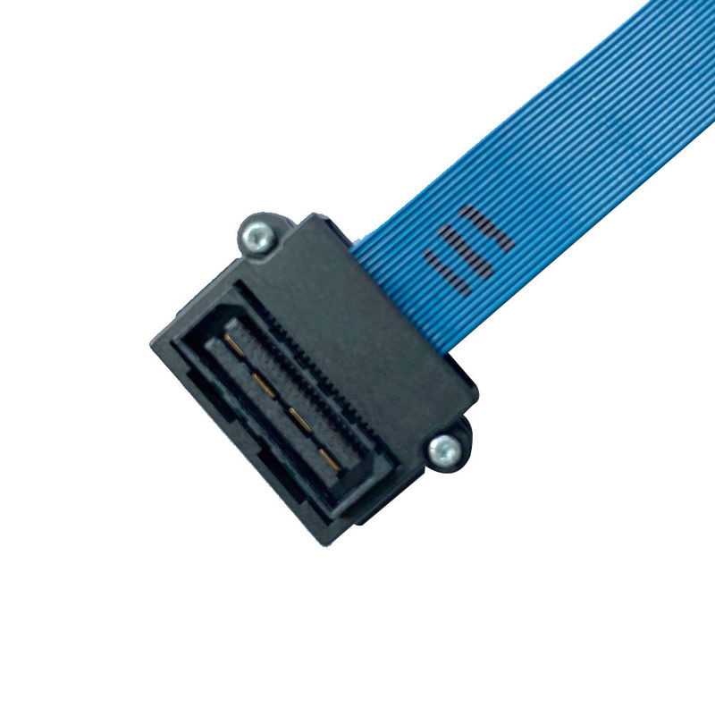 Aduana 0.50m m QSH 030 conector de alta velocidad de la exhibición de 01 de F D Samtec lvds del cable