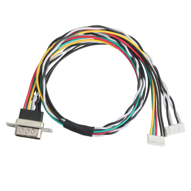 D-SUB-9Pin MALE a JST PHR-6 y PHR-6 Conectores de ensamblaje de cable personalizados D-SUB ensamblajes de cable de arnés